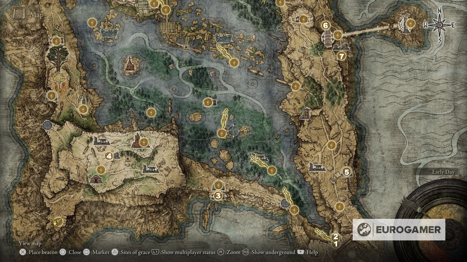 2024 Elden Ring Site of Grace locations